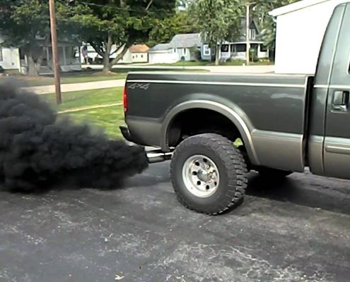 diesel truck exhaust smoke