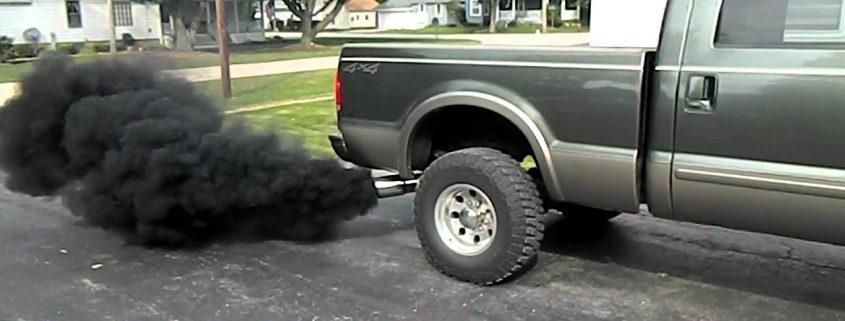 diesel truck exhaust smoke