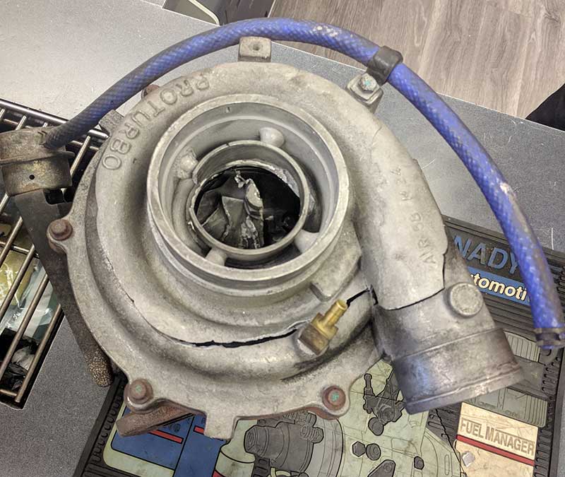 turbocharger failure